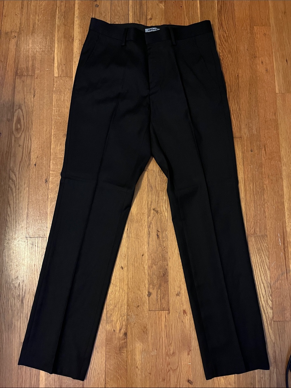 DKNY Men's Black Dress Trousers